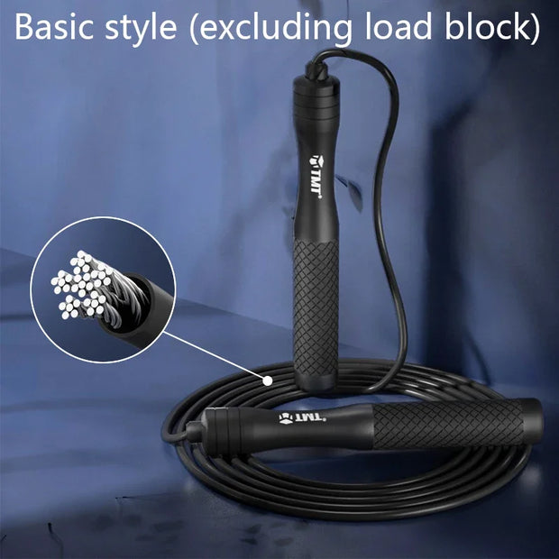 TMT Speed Jump Rope Non-Weight Bearing Skipping Professional Grip.