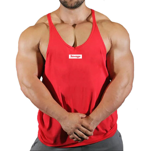 mens tank tops shirt fitness clothing vest sleeveless cotton.