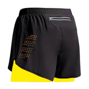 Men's Fitness Shorts Sports, 2 In 1 Quick Dry Workout And Summer Shorts.