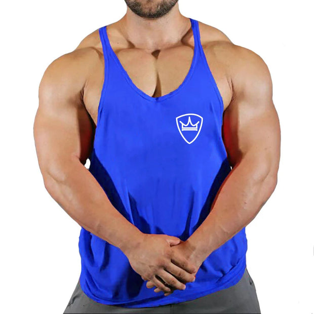 mens tank tops shirt fitness clothing vest sleeveless cotton.