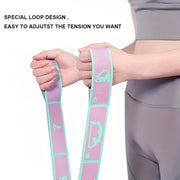 Elastic Resistance Band For Yoga Pilates And Auxiliary Stretching.