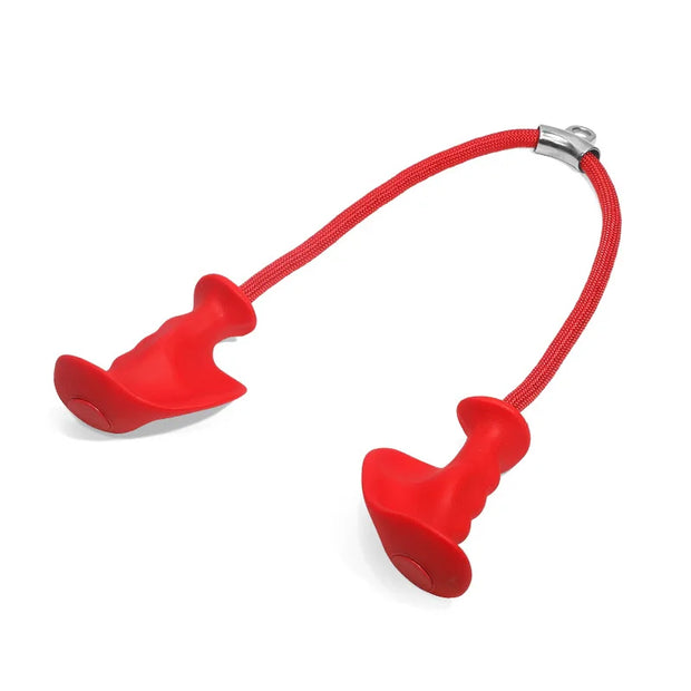 Fitness Pull Down Handle Grip Double Head Rope Triceps, Biceps And Back Muscle.