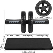 AB Roller Wheel With Knee Pad And Resistance Bands AB Roller Workout