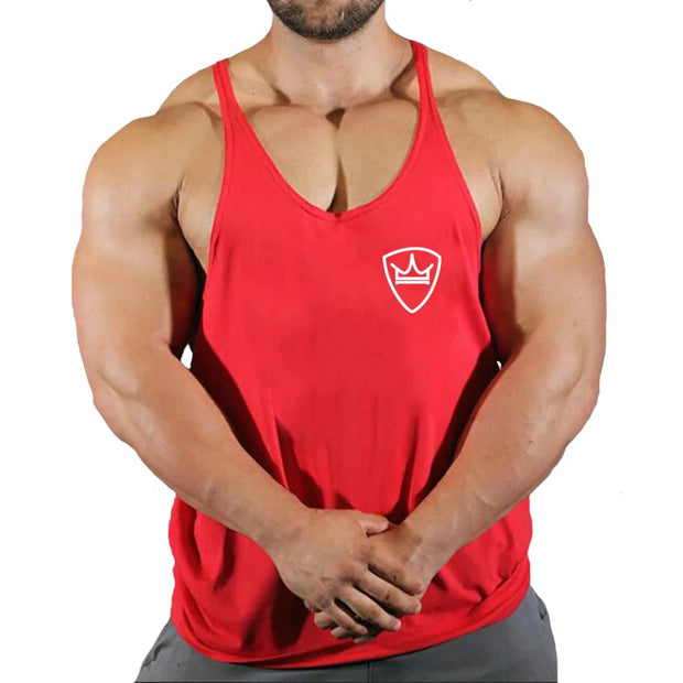 mens tank tops shirt fitness clothing vest sleeveless cotton.