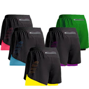 Men's Fitness Shorts Sports, 2 In 1 Quick Dry Workout And Summer Shorts.