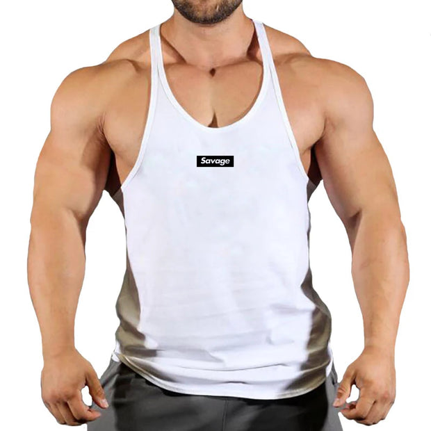 mens tank tops shirt fitness clothing vest sleeveless cotton.