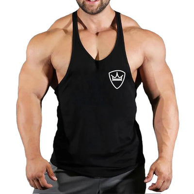 mens tank tops shirt fitness clothing vest sleeveless cotton.