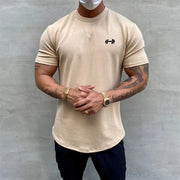 Men's Fitness Loose Casual Lifestyle Wear T-shirt Streetwear.