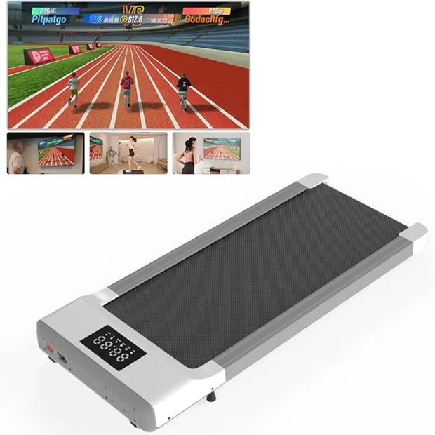 15.75 x 35 Inch Running Area Walking Pad 265LBS Capacity Under Desk Treadmill, Walking Treadmill APP Control Walking Machine