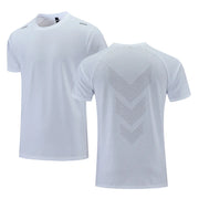 Men's Running T-shirt Quick Drying Fitness T Shirt, Breathable Jogging Sportswear Unisex Tops.