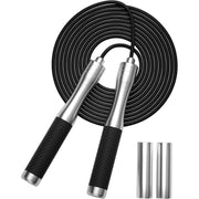 Speed Jump Rope, Alloy & Silicone Handle.