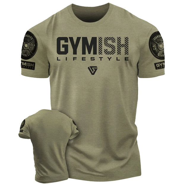 Men's Fitness Sports T-Shirt Short Sleeve.