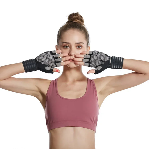 Half-Finger Weight Lifting Gloves