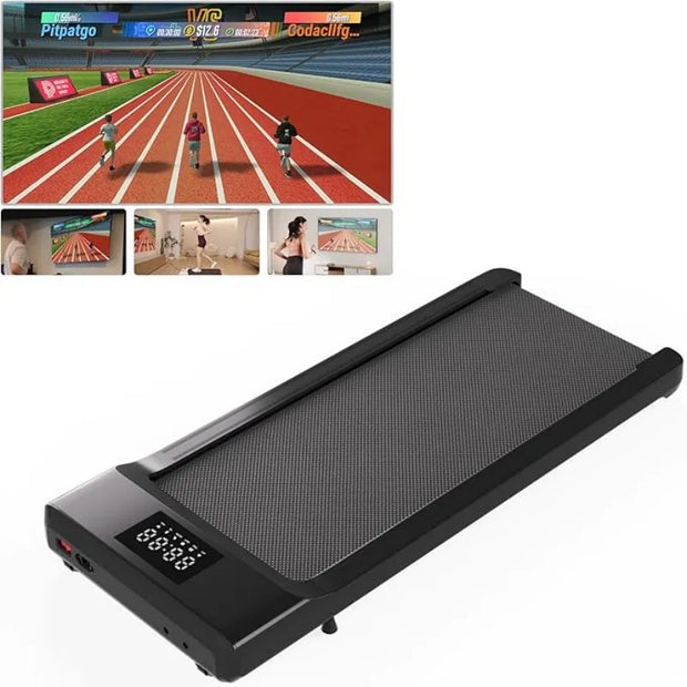 15.75 x 35 Inch Running Area Walking Pad 265LBS Capacity Under Desk Treadmill, Walking Treadmill APP Control Walking Machine