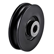 Nylon Bearing Pulley Wheel Round Black Wheel Cable Gym Fitness Equipment Part Exercise Machine Part and Pulley Accessory