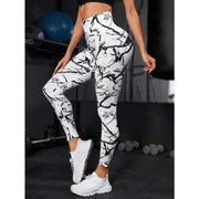 Seamless High-Waist Tie-Dye Leggings