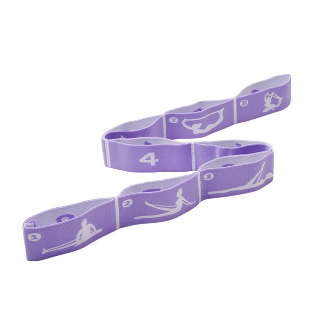 Elastic Resistance Band For Yoga Pilates And Auxiliary Stretching.