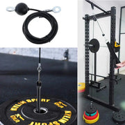 Gym Wire Rope Fitness Cable Pulley Machine System Heavy Duty Steel Rope For Home Gym LAT Pulldown Lift Load Workout Bodybuilding