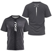 Men's T Shirt Fitness Breathable Short Sleeve Loose O-Neck Top.