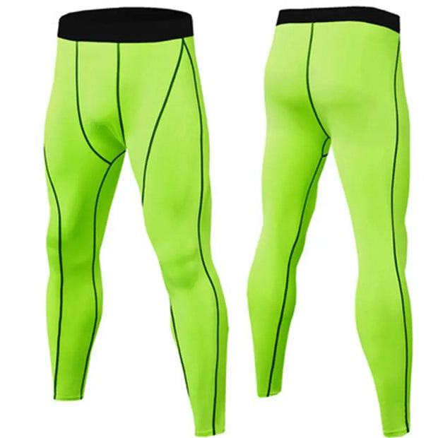 Men's Running Tights Compression Pants Fitness.