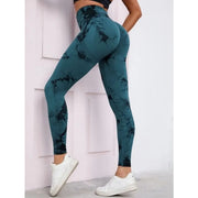 Seamless High-Waist Tie-Dye Leggings