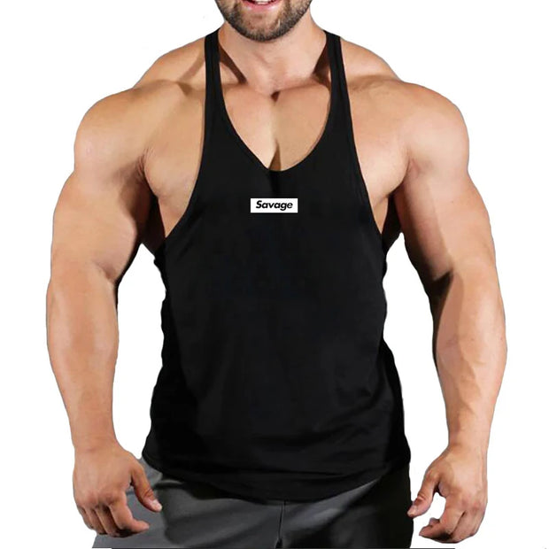 mens tank tops shirt fitness clothing vest sleeveless cotton.