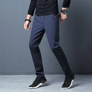 Men's Casual/Fitness Pants Straight Slim Fit Elastic Waist.