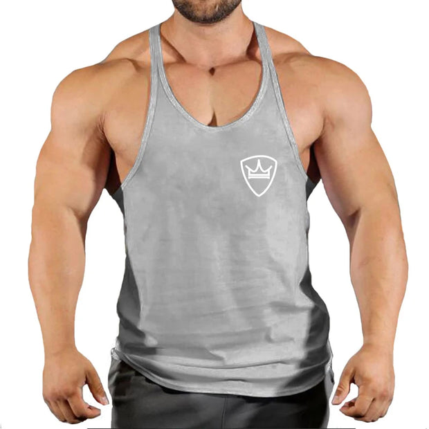 mens tank tops shirt fitness clothing vest sleeveless cotton.