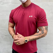 Men's Fitness Loose Casual Lifestyle Wear T-shirt Streetwear.