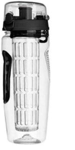 Fruit Infusing Water Bottle BPA Free Plastic Sport Juice Shaker.