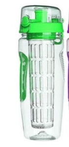 Fruit Infusing Water Bottle BPA Free Plastic Sport Juice Shaker.