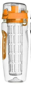Fruit Infusing Water Bottle BPA Free Plastic Sport Juice Shaker.