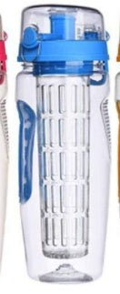 Fruit Infusing Water Bottle BPA Free Plastic Sport Juice Shaker.