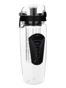 Fruit Infusing Water Bottle BPA Free Plastic Sport Juice Shaker.