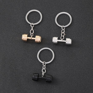 Dumbbell Korean Key Chain Couple Pendant