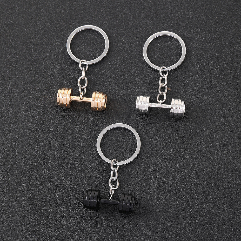 Dumbbell Korean Key Chain Couple Pendant